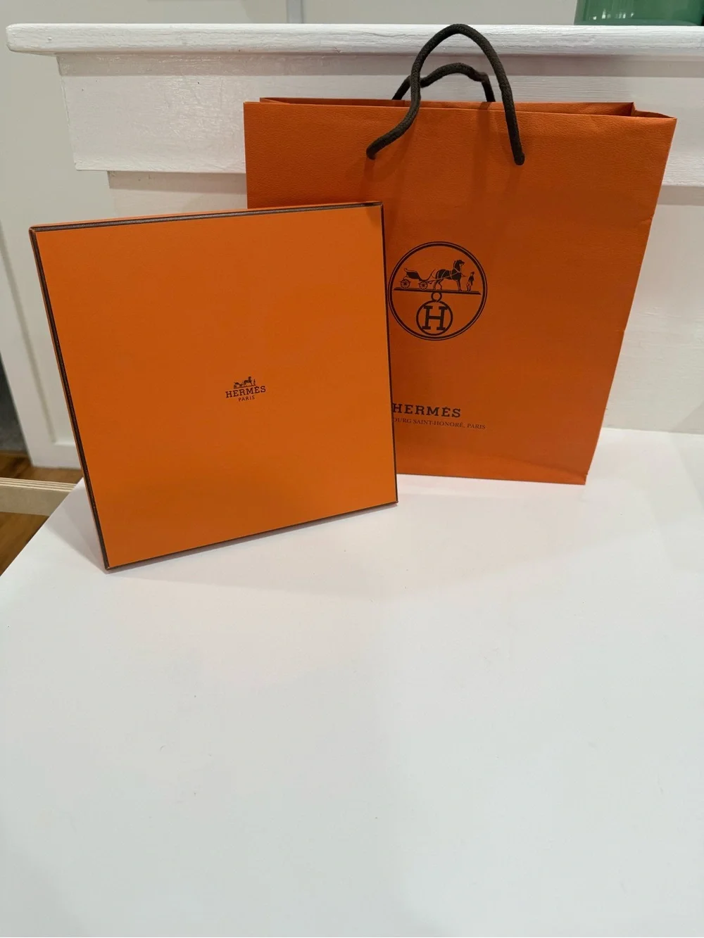 Hermes Baby Bib - Luxury Cotton Kids Accessory